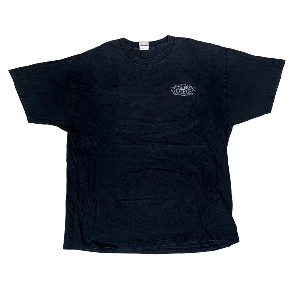 Vintage Hanes Beefy Chivas Regal Aged 12 Years Scotch T-Shirt Size XL‎